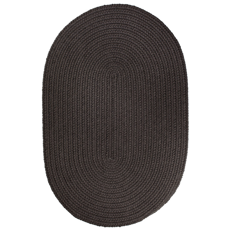 August Grove® Smyth Handmade Braided Performance Light Brown Rug